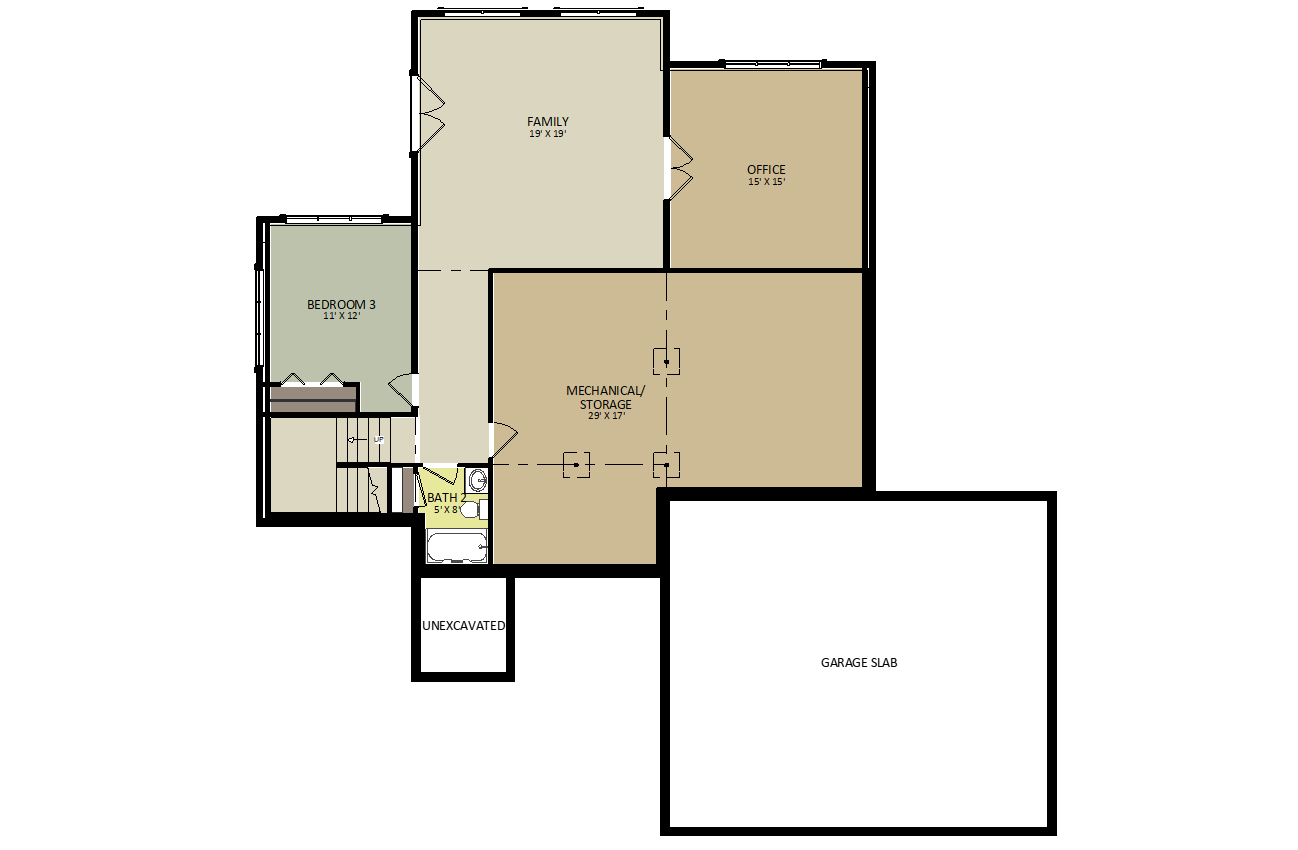 Ivy RidgeLower Level Floor Plan